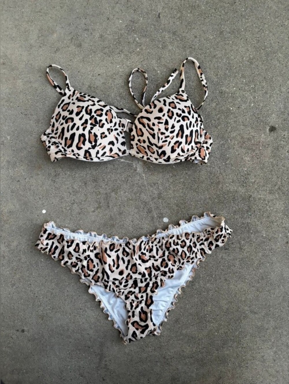 Shade & Shore Dark Green Women's Two-Piece Bikini Set